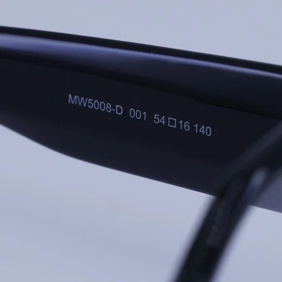 MCM MW5008-D 001 Eyeglasses Black 54mm Geometric Frame - Picture 3 of 9